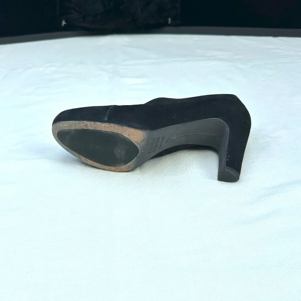 Eileen Fisher Peek Vero Cuoio Black Suede Shootie 9.5 - Picture 14 of 14